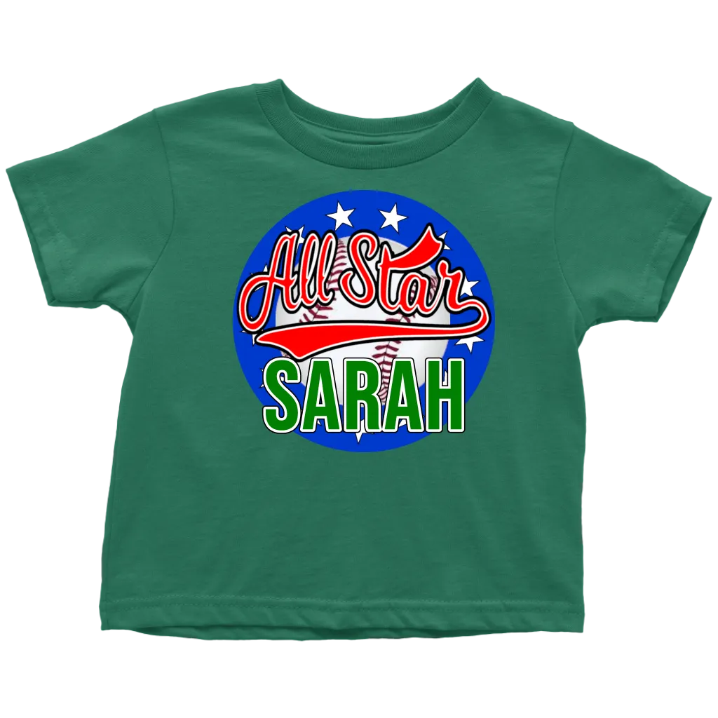 SARAH ALL STAR TODDLER T-SHIRT FOR SARAH