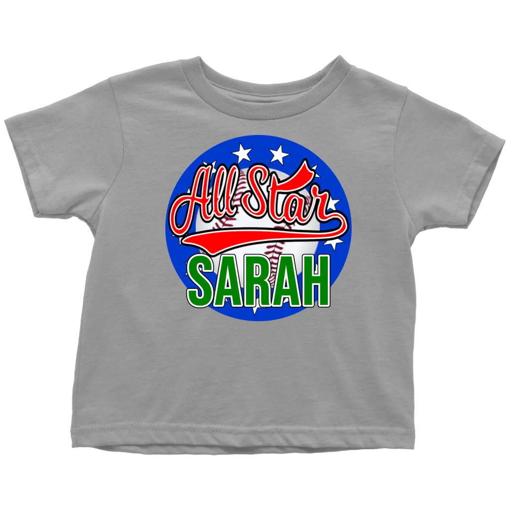 SARAH ALL STAR TODDLER T-SHIRT FOR SARAH