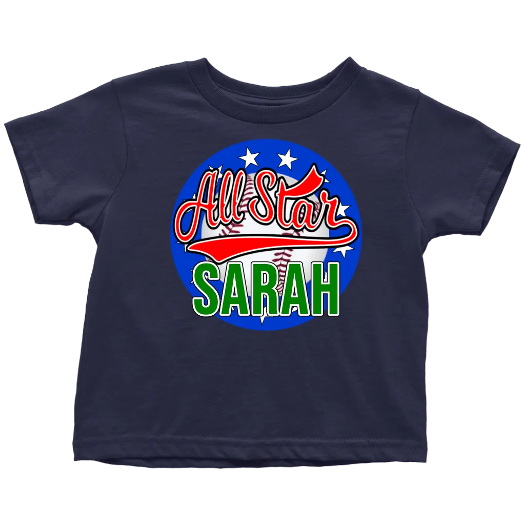 SARAH ALL STAR TODDLER T-SHIRT FOR SARAH