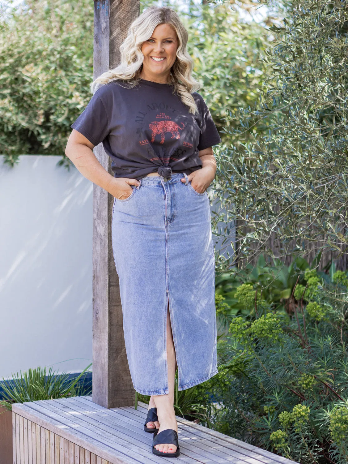 Sidney Denim Skirt