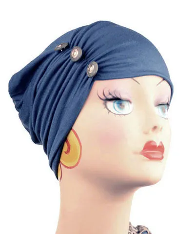 Slouchy Edith Turban Hat - Hot Colors in Jersey Knit!