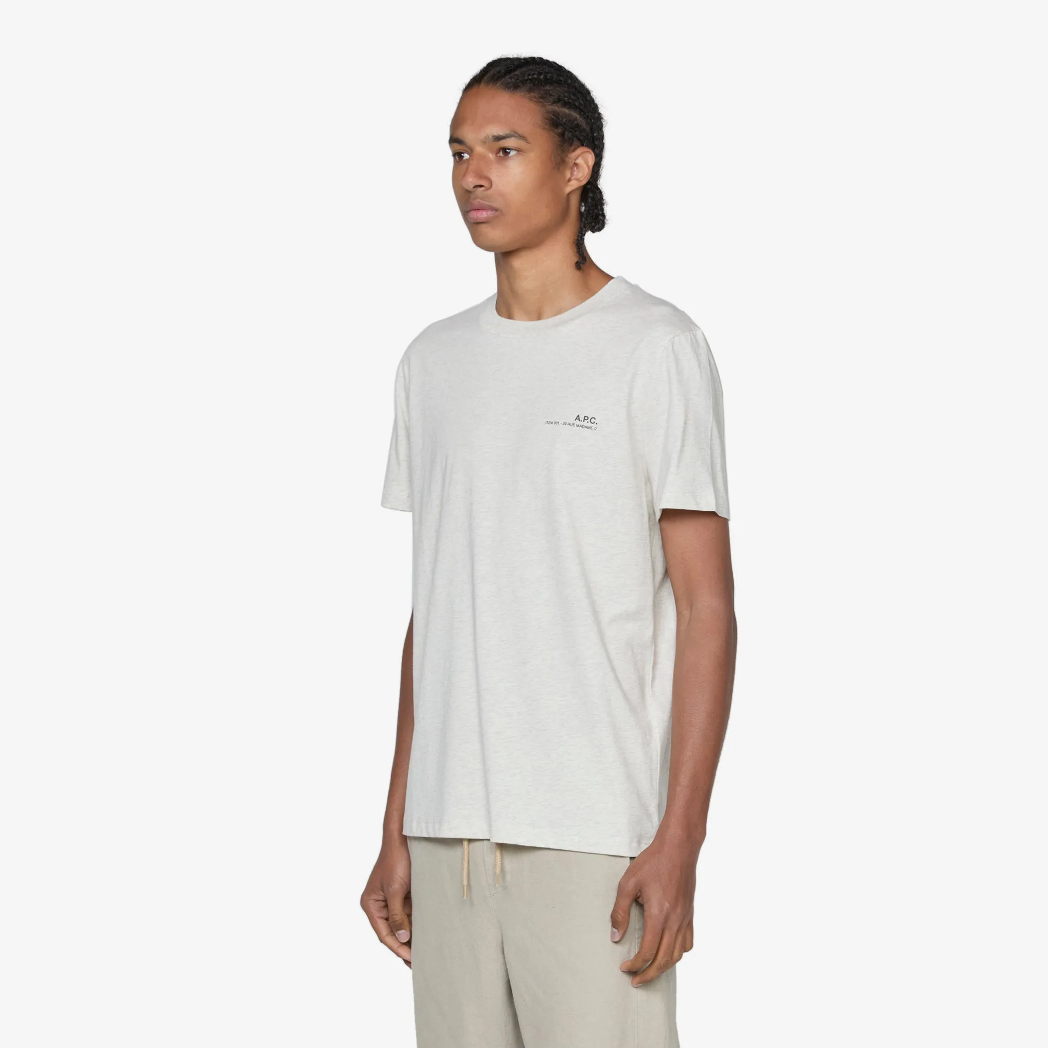 Standard Item T-Shirt Heathered Ecru | Khaki