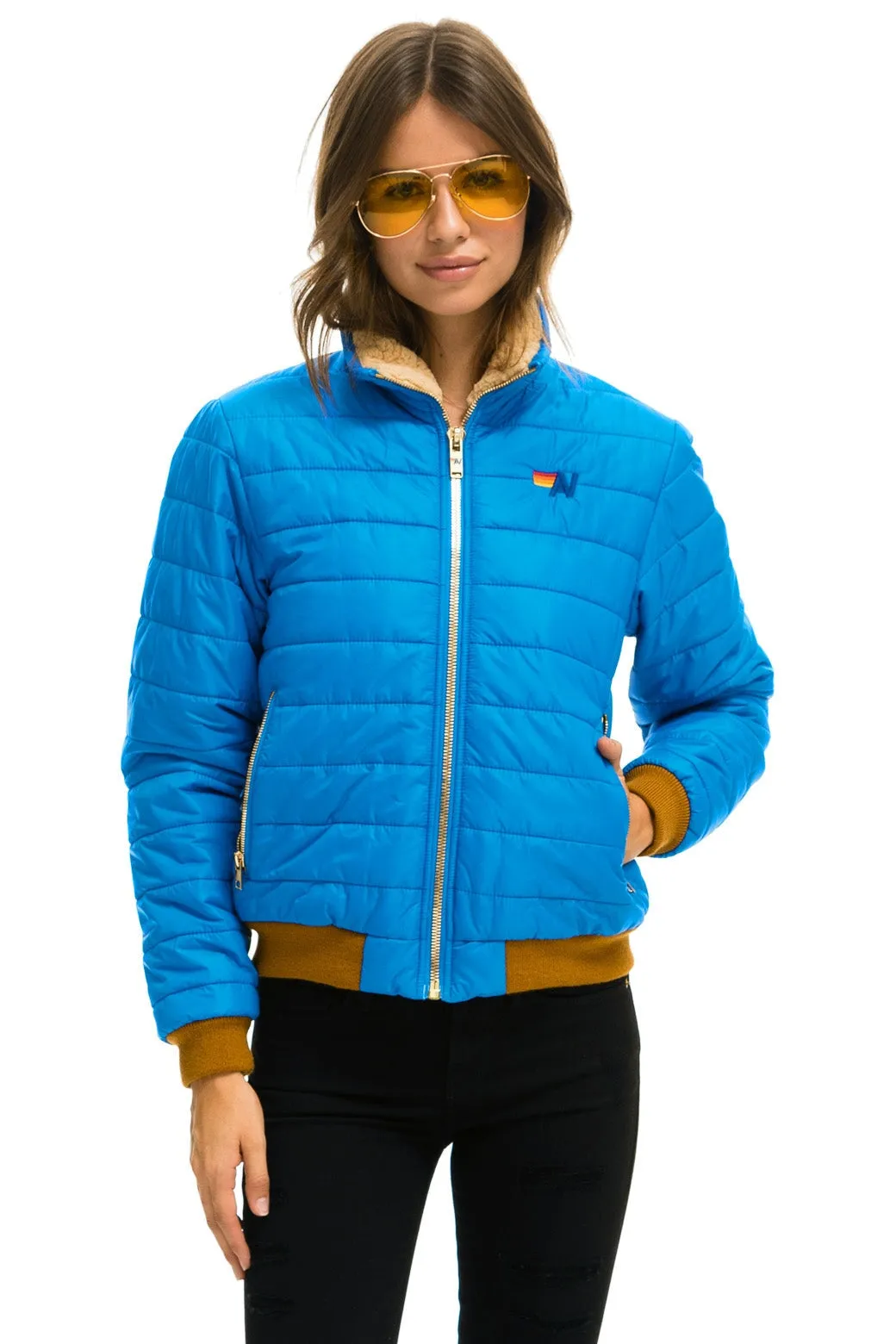 SUNBURST JACKET - BLUE CINA