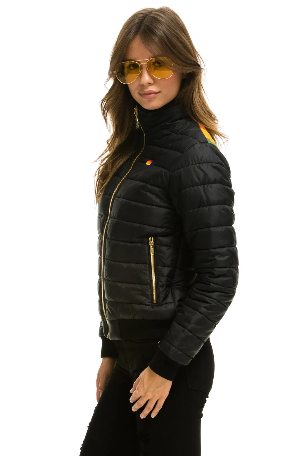 SUNBURST JACKET - GLOSSY BLACK