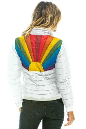 SUNBURST JACKET - GLOSSY WHITE