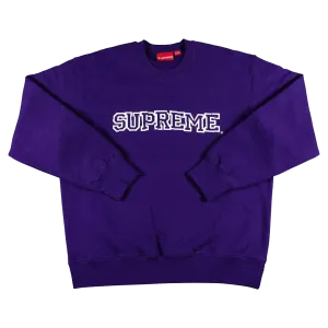 Supreme Shattered Logo Crewneck 'Purple'