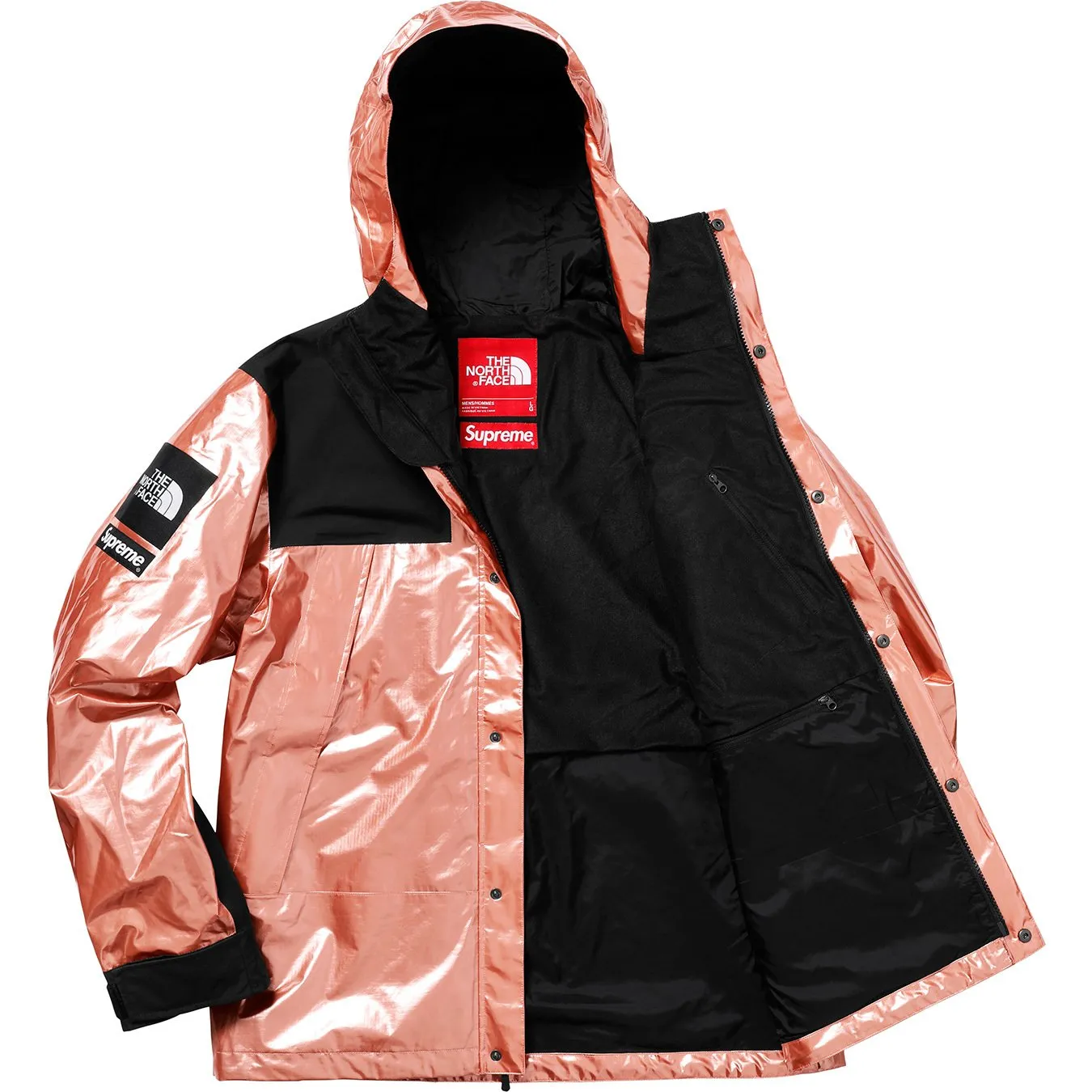 Supreme The North Face Metallic Mountain Parka - Rose