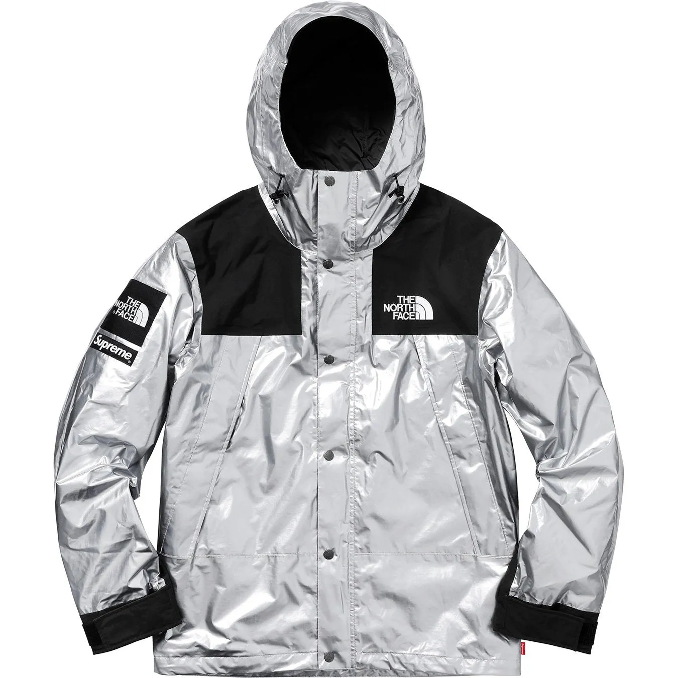 Supreme The North Face Metallic Mountain Parka - Silver