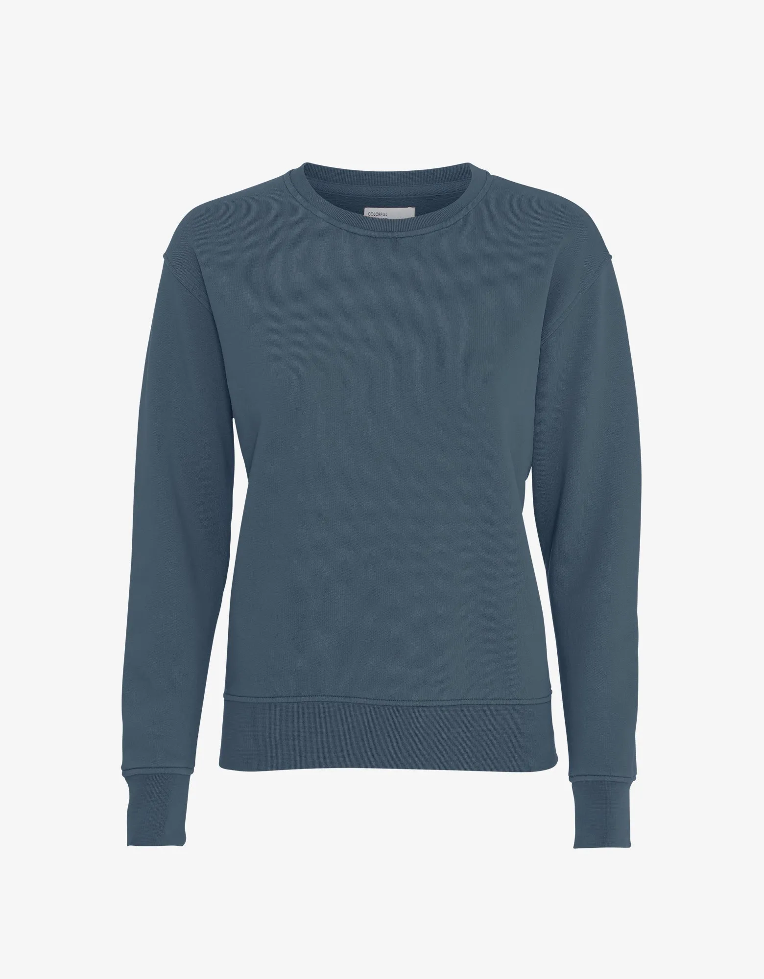 Women Classic Organic Crew - Petrol Blue