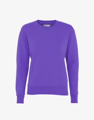 Women Classic Organic Crew - Ultra Violet