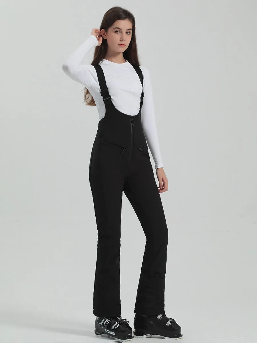 Women Slim Fit Salopette Ski Pants