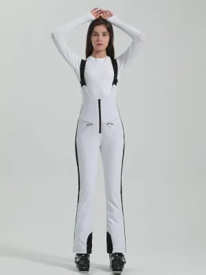 Women Slim Fit Salopette Ski Pants