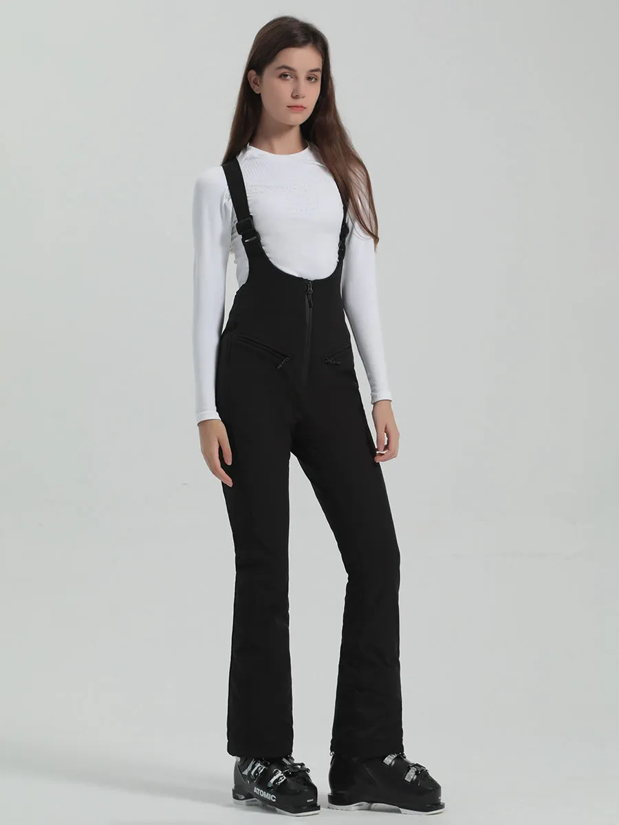 Women Slim Fit Salopette Ski Pants