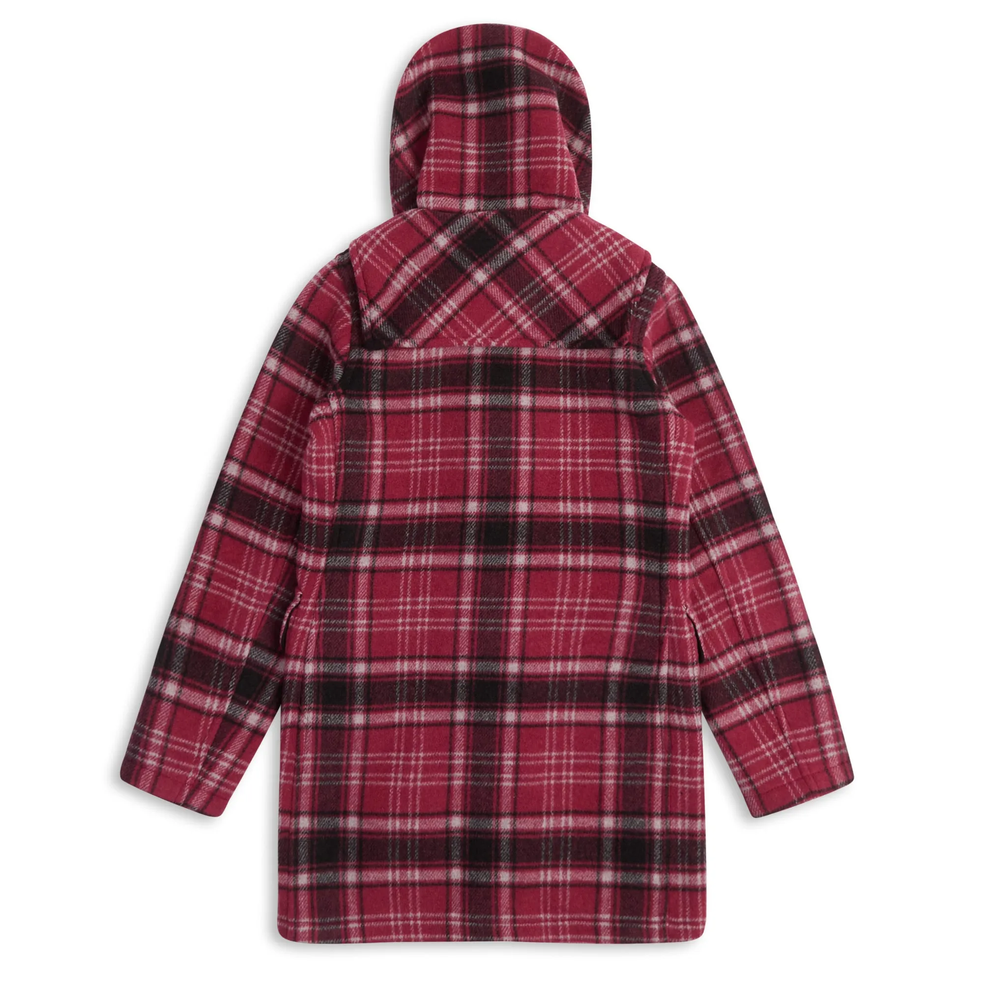 Women’s Duffle Coat - Purple Tartan