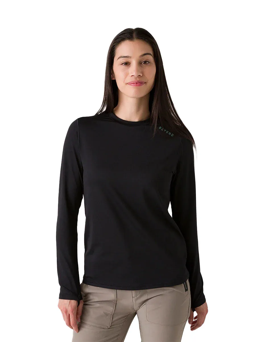 Women's Geo-T Crew L.S. Shirt